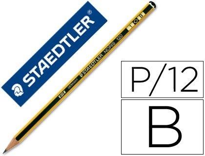 LAPIZ GRAFITO STAEDTLER 120 NORIS Nº 1 DUREZA B