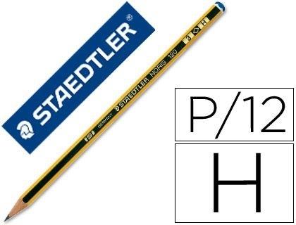 LAPIZ GRAFITO STAEDTLER 120 NORIS Nº 3 DUREZA H