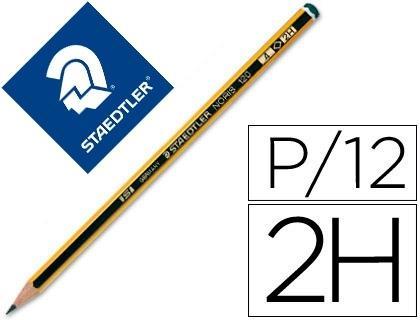 LAPIZ GRAFITO STAEDTLER 120 NORIS Nº 4 DUREZA 2H