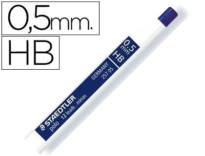 TUBO 12 MINAS POLO 0,5 MM HB STAEDTLER