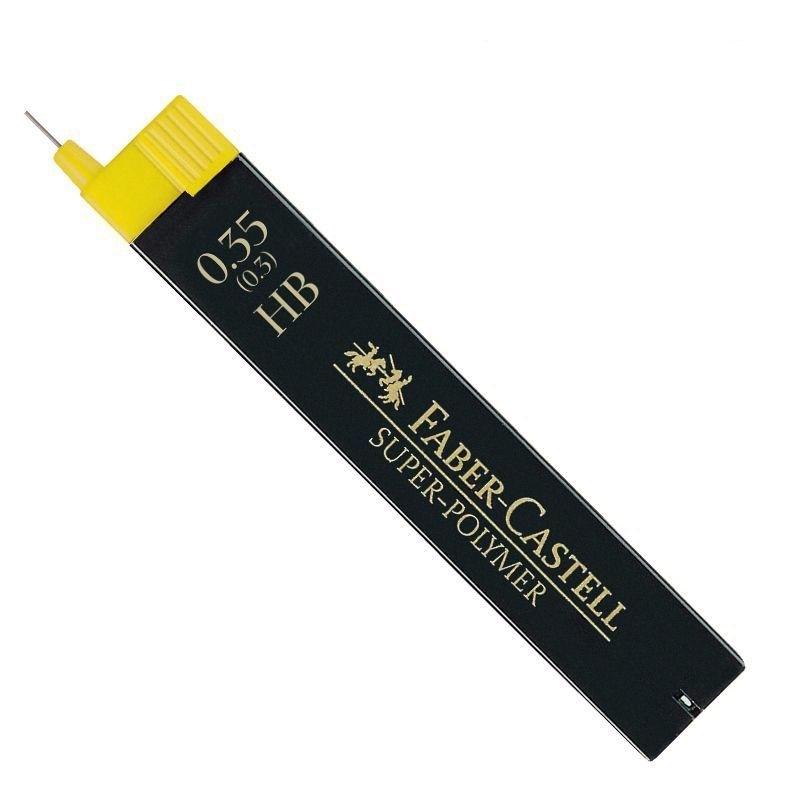 TUBO MINAS SUPERPOLIMERAS 0,3 - 0,35 MM HB FABER CASTELL