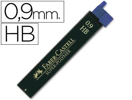 TUBO MINAS 0,9 MM FABER CASTELL 9069 HB COD 22638