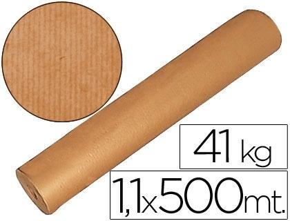 ROLLO PAPEL KRAFT 1,1 X 500 MTS FABRISA COLOR MARRON