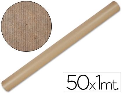 ROLLO PAPEL KRAFT 1 X 50 MTS FABRISA COLOR MARRON