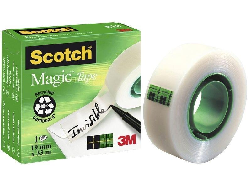ROLLO CINTA INVISIBLE SCOTCH MAGIC 810 3M 19X33
