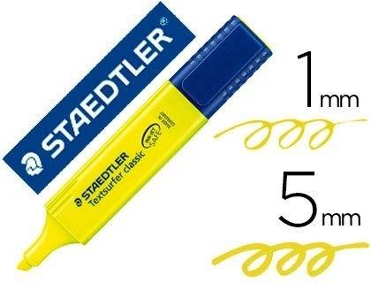 ROTULADOR FLUORESCENTE STAEDTLER TEXTSURFER CLASSIC 364 AMARILLO