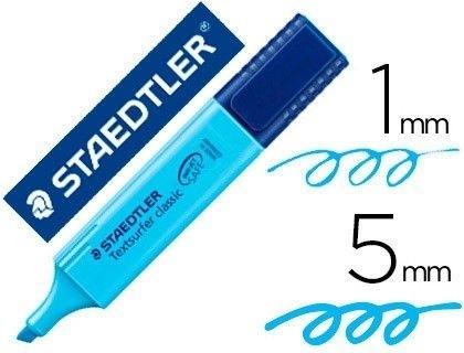 ROTULADOR FLUORESCENTE STAEDTLER TEXTSURFER CLASSIC 364 AZUL