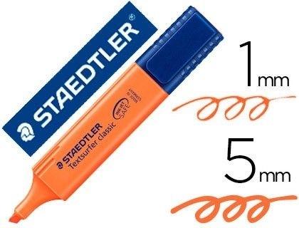 ROTULADOR FLUORESCENTE STAEDTLER TEXTSURFER CLASSIC 364 NARANJA