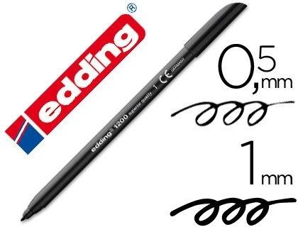 ROTULADOR EDDING 1200 NEGRO Nº 1