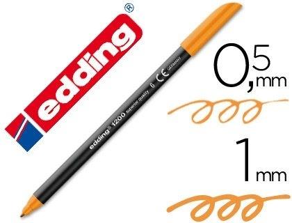ROTULADOR EDDING 1200 NARANJA Nº 6