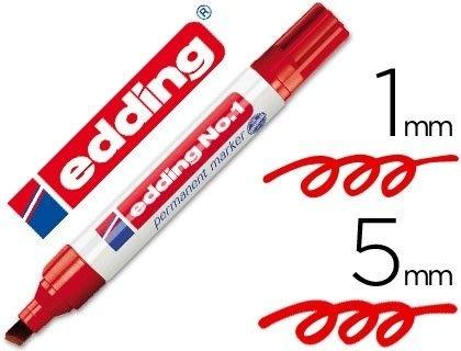 ROTULADOR EDDING Nº1 ROJO