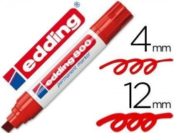 ROTULADOR EDDING 800 ROJO