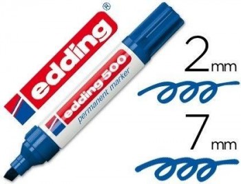 ROTULADOR EDDING 500 AZUL