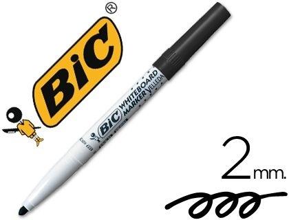 ROTULADOR PIZARRA BLANCA VELLEDA 1741 BIC NEGRO PUNTA REDONDA