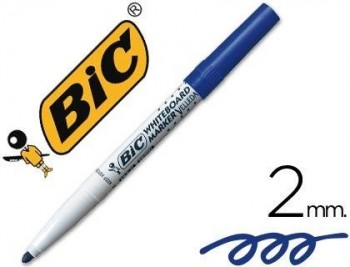 ROTULADOR PIZARRA BLANCA VELLEDA 1741 BIC AZUL PUNTA REDONDA