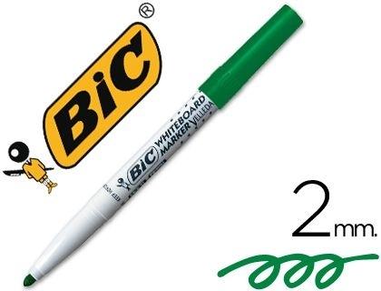 ROTULADOR PIZARRA BLANCA VELLEDA 1741 BIC VERDE PUNTA REDONDA
