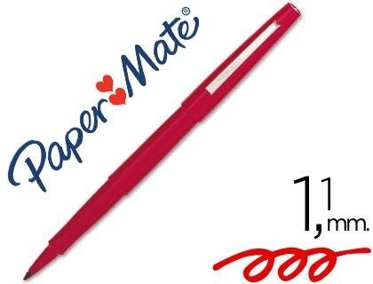 ROTULADOR PAPERMATE PUNTA NYLON 3102-1 ROJO COD 7481