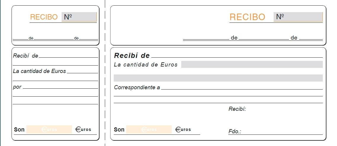 TALONARIO LOAN RECIBOS T-3 2/3 FOLIO SENCILLO