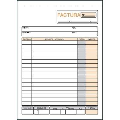 TALONARIO LOAN FACTURAS T-63 1/4 NATURAL DUPLICADO