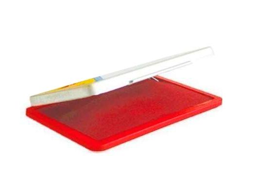 TAMPON ALMOHADILLA 7X14 KORES ROJO