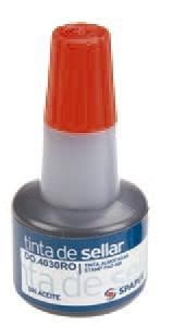 TUBO TINTA SELLOS TAMPON ROJA SPAPER 30 ML