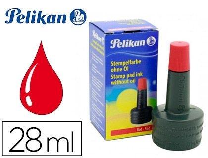 TUBO TINTA SELLOS TAMPON PELIKAN ROJO 28 ML