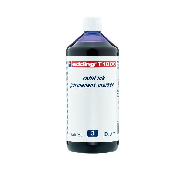 FRASCO TINTA EDDING T-1000 1 LITRO AZUL