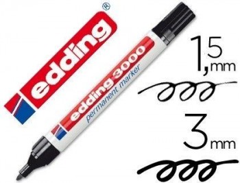 ROTULADOR EDDING 3000 NEGRO