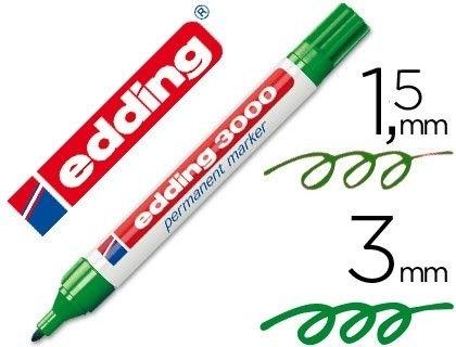 ROTULADOR EDDING 3000 VERDE