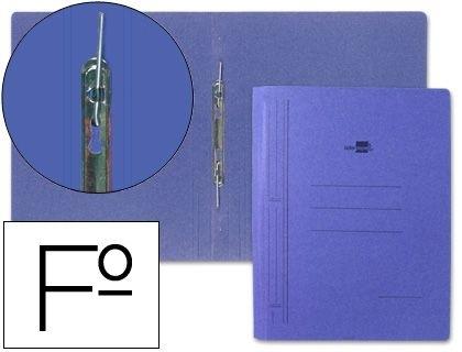 CARPETA GUSANILLO LIDERPAPEL FOLIO CARTON AZUL COD 1413