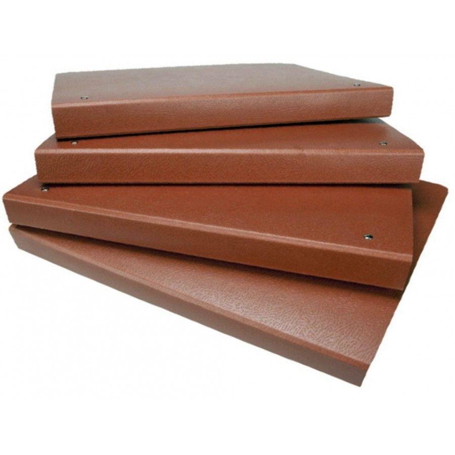 CARPETA CARTON CUERO TAMAÑO FOLIO 2 ANILLAS 25MM CARPECAR