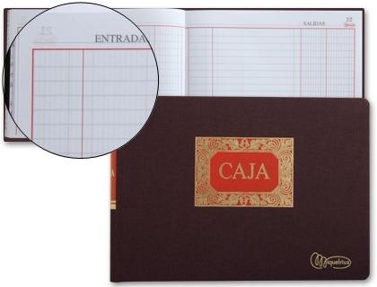 LIBRO MIQUELRIUS CUARTO -APAISADO -100 HOJAS -CAJA -ENTRADA Y SALIDA COD 4596