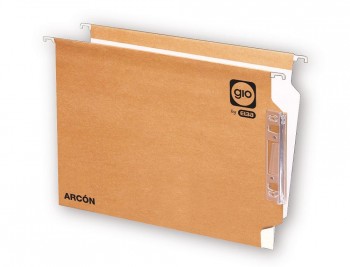 CAJA 25 CARPETAS COLGANTES ARCON DIN A4 GIO RF.50100 VISOR LATERAL LOMO V