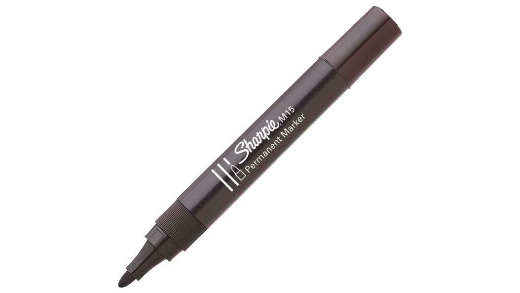 ROTULADOR MARCADOR PERMANENTE SHARPIE M15 PUNTA CONICA COLOR NEGRO