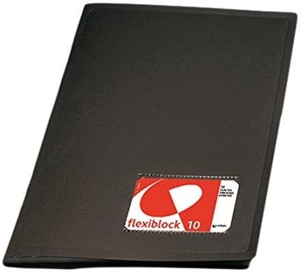 CARPETA FLEXIBLOCK DOBLE ESPIRAL FOLIO 10 FUNDAS GRAFOPLAS