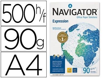 PAQUETE PAPEL 500 HOJAS DIN A4 NAVIGATOR EXPRESSION 90 GRS