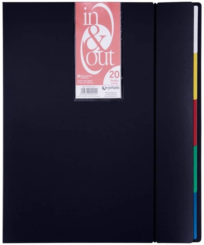 CARPETA IN&OUT 20 FUNDAS EXTRAIBLES  GRAFOPLAS
