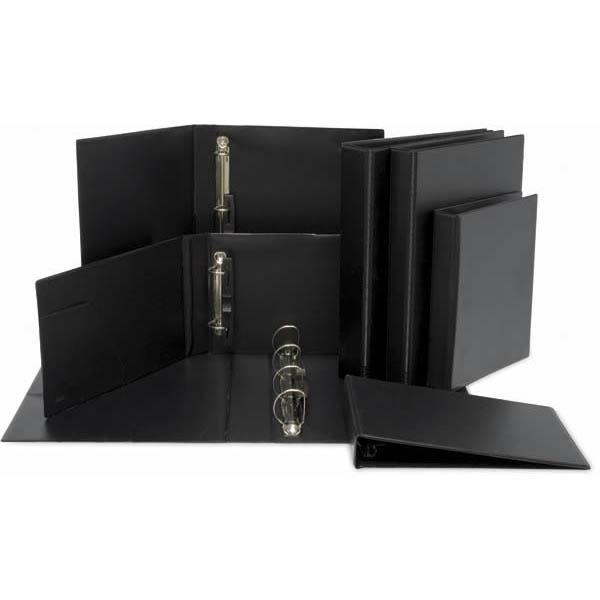 CARPETA 4 ANILLAS 40 MM PVC FOLIO GRAFOPLAS COLOR NEGRO