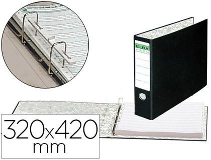 CARPETA PAPEL CONTINUO ELBA 19047 CARTON FORRADO 320X420 MM 15" LOMO DE 80 MM