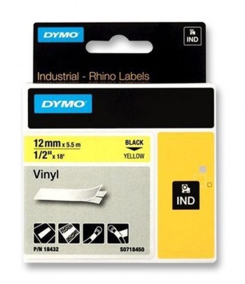 CINTA DYMO RHINO PRO VINILO AMARILLA RF 18432 - S0718450