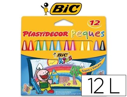 LAPICES PLASTIDECOR PEQUES CAJA DE 12 COLORES COD. 27269