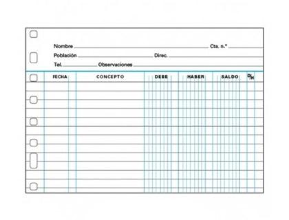 RECAMBIO FOLIO APAISADO CTAS. CTES. MULTIFIN 3006