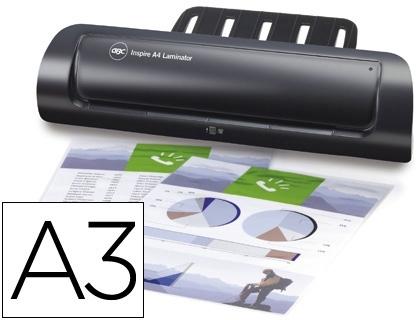PLASTIFICADORA GBC INSPIRE FORMATO A-3 2 RODILLOS HASTA 80 MICRAS COD 49353
