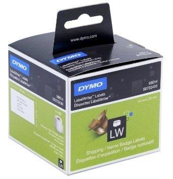 ROLLO 220 ETIQUETAS ADHESIVAS DYMO LABEL WRITER 99014 - S0722430 TAMAÑO 101X54 MM COLOR BLANCO