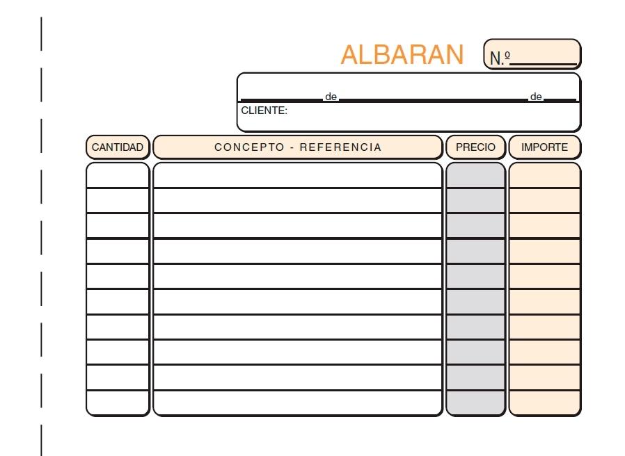 TALONARIO LOAN ALBARANES T-124 1/8 APAISADO TRIPLICADO