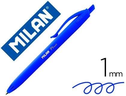 BOLIGRAFO MILAN P1 TOUCH RETRACTIL 1 MM AZUL