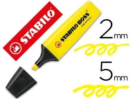 ROTULADOR FLUORESCENTE STABILO BOSS AMARILLO