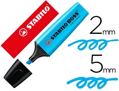 ROTULADOR FLUORESCENTE STABILO BOSS AZUL
