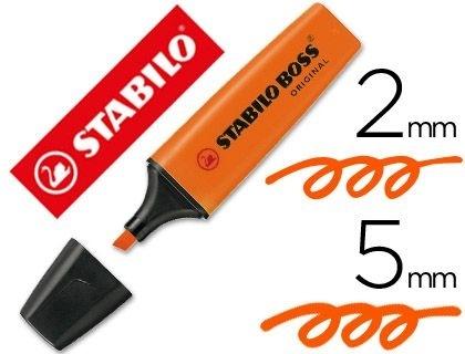 ROTULADOR FLUORESCENTE STABILO BOSS NARANJA
