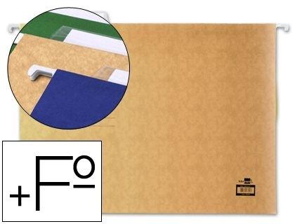 CARPETA COLGANTE LIDERPAPEL FOLIO PROLONGADO KRAFT COD. 26907